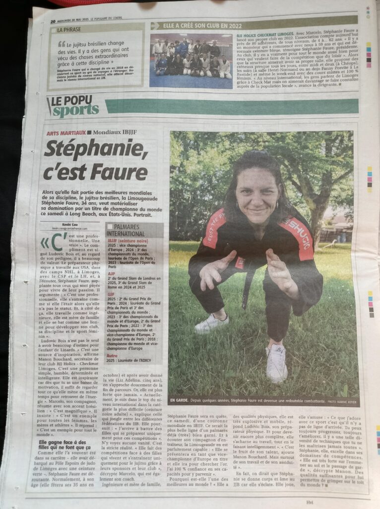 Article le populaire du sport BJJ Holics