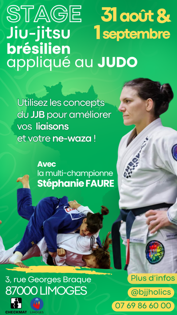 Stage de JJB avec Stéphanie FAURE championne du monde de ne-waza