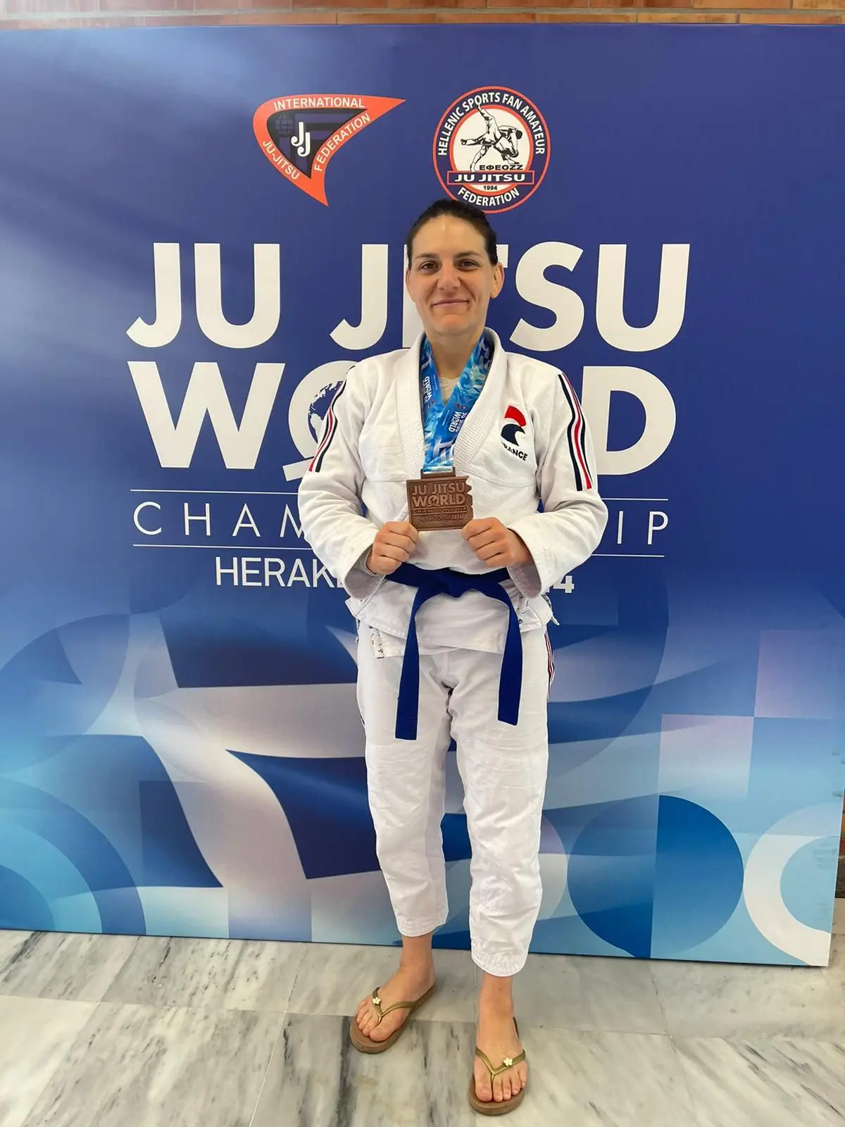 Stéphanie Faure remporte le bronze au championnat du monde sénior de jiu-jitsu ne-waza 2024