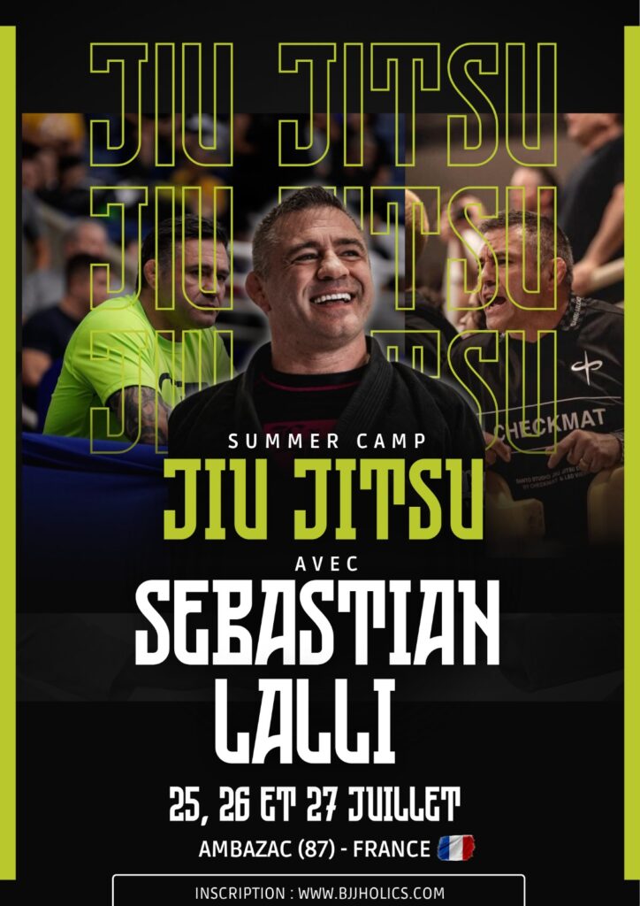 Stage de jiu-jitsu brésilien cet été avec Sebastian Lalli