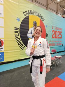 Stéphanie Faure sur le toit de l'Europe en Belgique