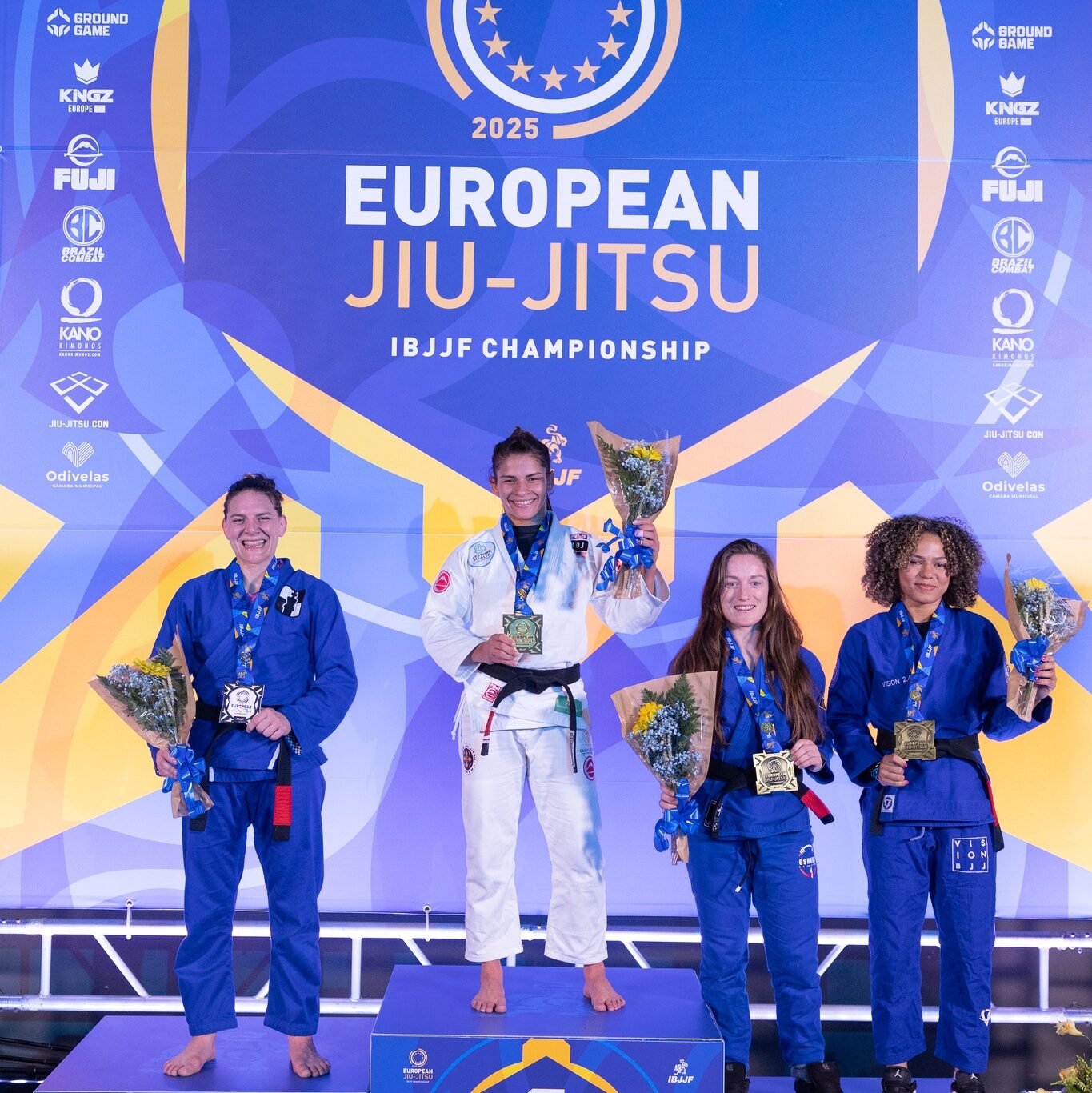 European IBJJF podium vice champion 2025 adult black belt